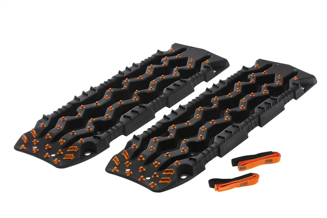 TREDPROBOB – ARB USA Traction Mat, 45.67 Inch Length x 12.99 Inch Width x 2.56 Inch Height Nylon Teeth Black/ Orange